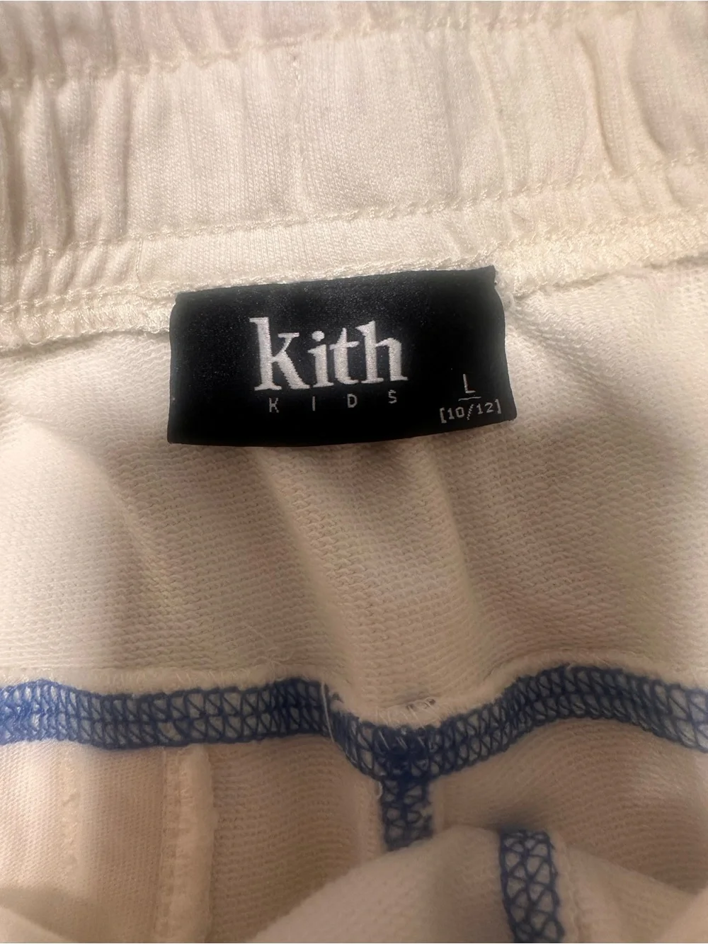 Kith White Short Set with Multicolor Kith New York Logo size 10/12